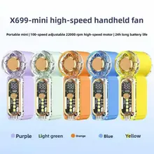 Quạt Mini X699 Sạc Gió Mạnh Công Suất Lớn Quạt Cầm Tay Tốc Độ Cao Làm Lạnh Có Thể Điều Chỉnh Turbo Quạt Cầm Tay Di Động
