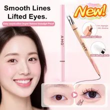 [HOT!] Bút kẻ mắt Hai đầu tinh chỉnh Bút bóng dưới mí mắt mở rộng mắt Bút hai màu chống nước tạo khối