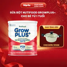 Sữa Bột Nutifood GrowPLUS+ Đỏ 1.5kg Cho Bé Từ 1 Tuổi Hỗ Trợ Tăng Cường Đề Kháng, Tăng Cân Và Phát Triển Chiều Cao