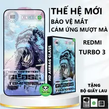 Kính cường lực Redmi TURBO 3 full màn, chống va đập, chống bám vân tay,bảo vệ màn hình
