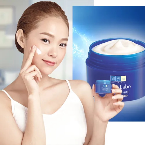 Review kem dưỡng ẩm da trắng da Hada Labo Perfect White