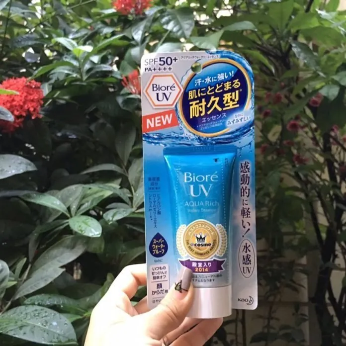 Lưu ý khi dùng Biore Aqua Rich