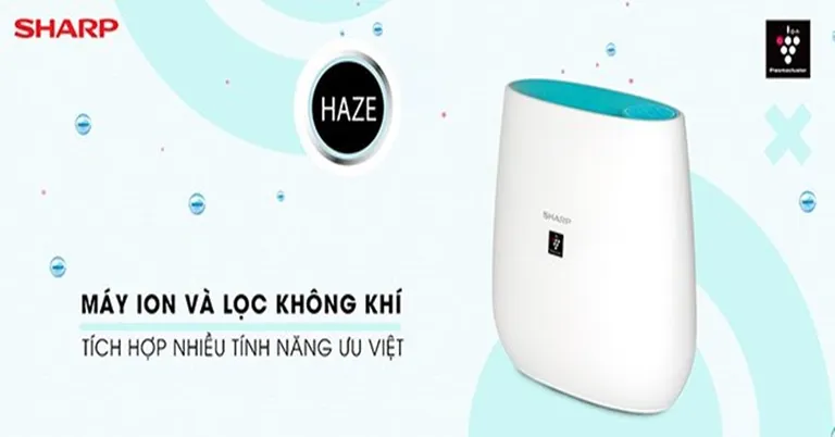 Máy lọc khí Sharp FP-J30E-B nhỏ gọn giá rẻ thiết kế sang trọng