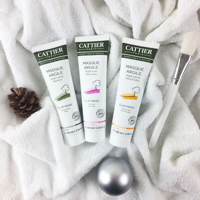 Review mặt nạ đất sét Cattier thải độc, se khít lỗ chân lông