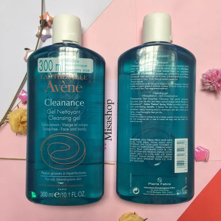 Thành phần sữa rửa mặt Avene