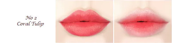 Son Innisfree Vivid Cotton Ink màu 2 Coral Tulip – san hô pha cam tươi tắn