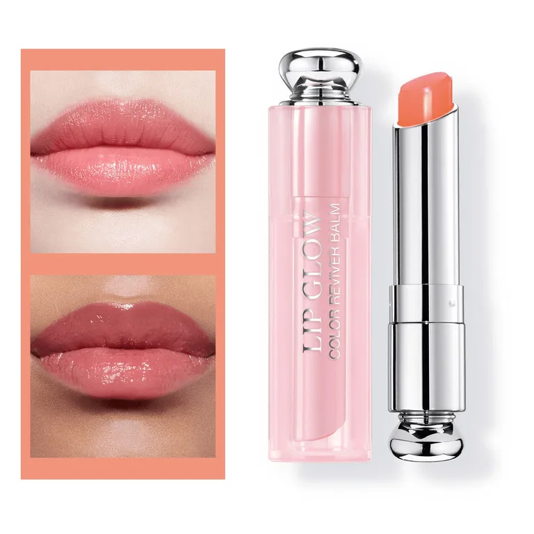 Thiết kế vỏ bạc in nổi, thân son chắc tay của Dior Lip Glow 004