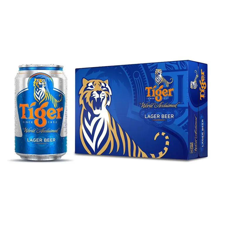 bia tiger nâu