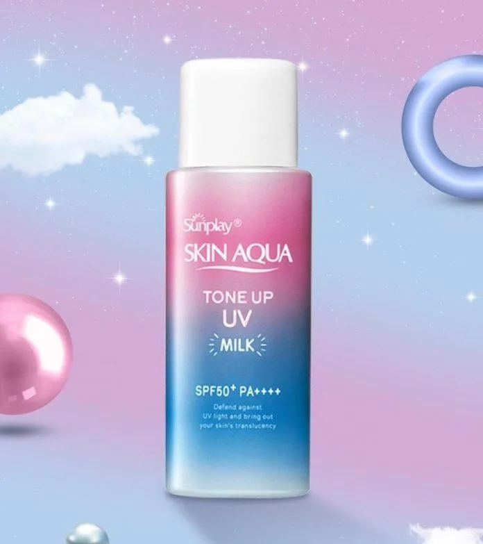 Thiết kế chai tiện dụng của Sunplay Tone Up UV Milk