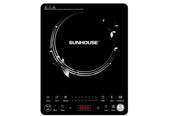 Bếp từ đơn Sunhouse SHD6861 có nhiều chế độ nấu