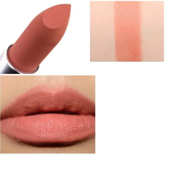 Son MAC Powder Kiss màu My Tweedy cam đào nude