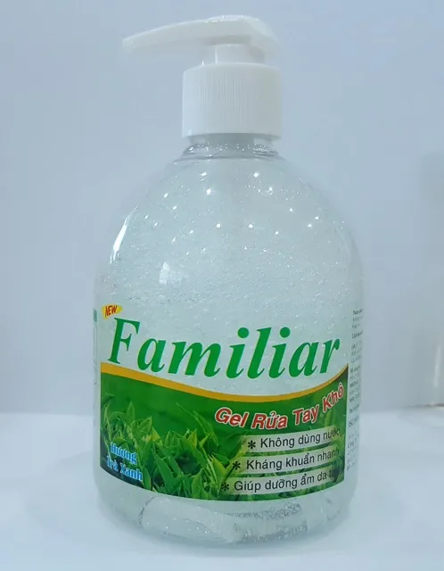 Gel rửa tay khô Familiar hương trà xanh 500ml