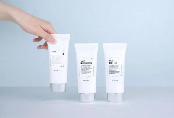 Thiết kế tuýp kem Klairs 80ml với nắp bạc