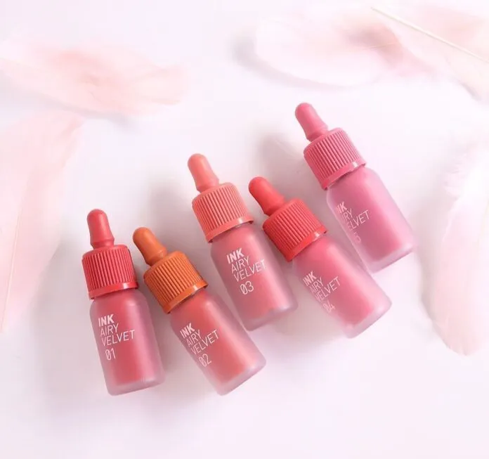 Cách đánh son Peripera Ink Airy Velvet đẹp