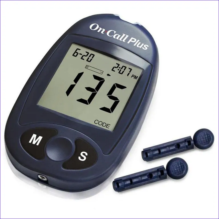 Máy đo đường huyết điện tử dùng để kiểm tra glucose trong máu