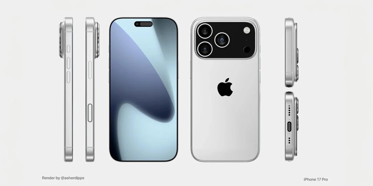 Thiết kế mới dạng thanh ngang của camera iPhone 17 Pro