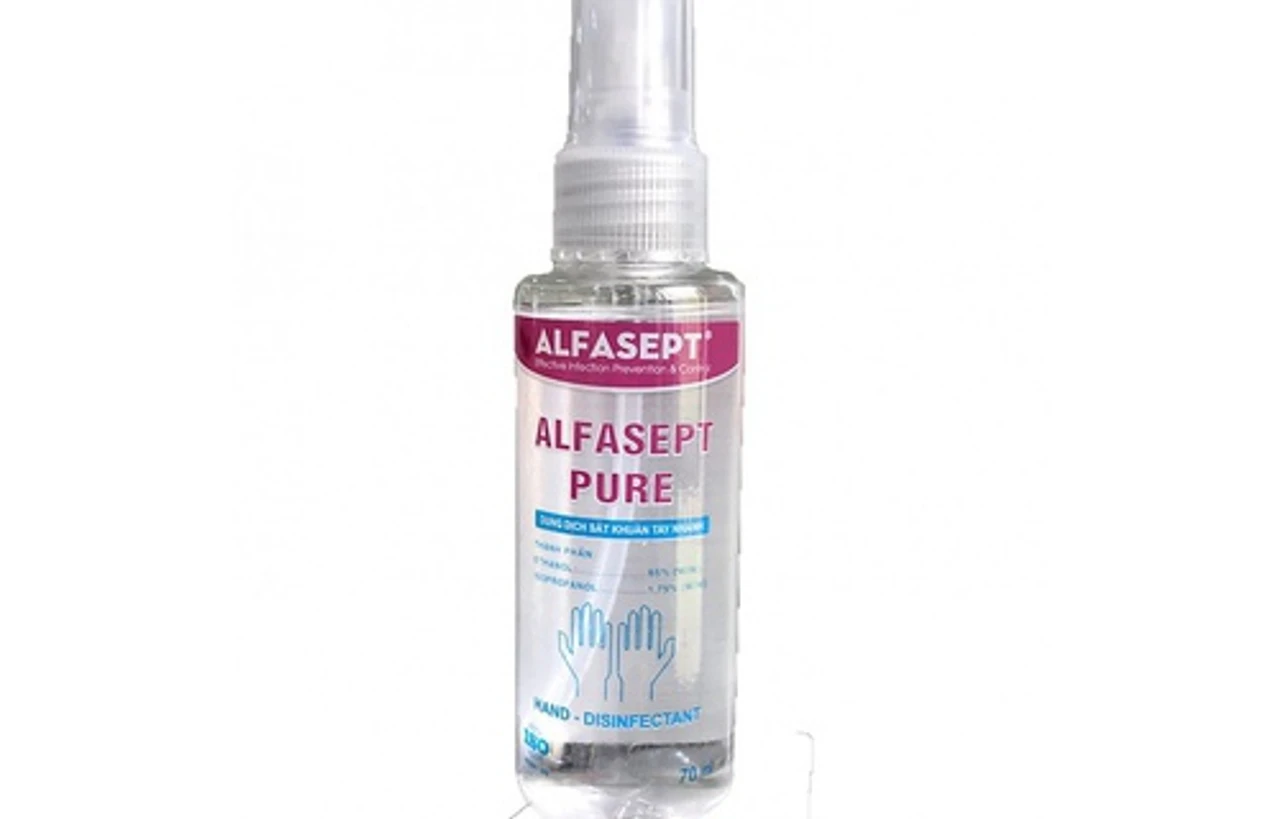 Gel rửa tay Alfasept Pure chuyên dùng trong bệnh viện