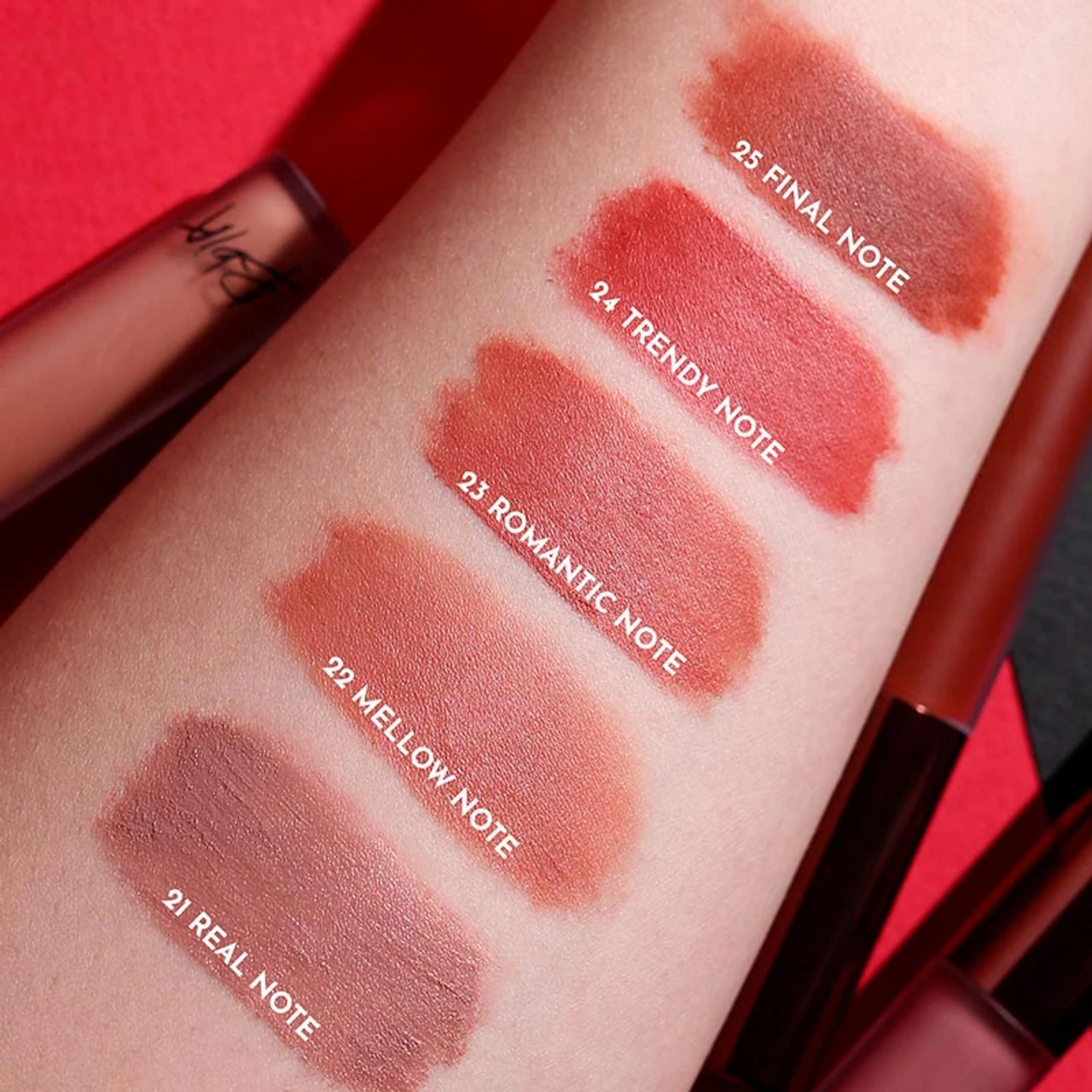 Bảng màu son Bbia Last Velvet Lip Tint Ver 5