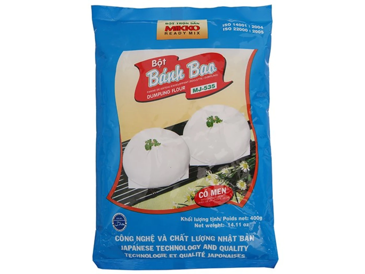 Gói bột bánh bao Mikko 400g