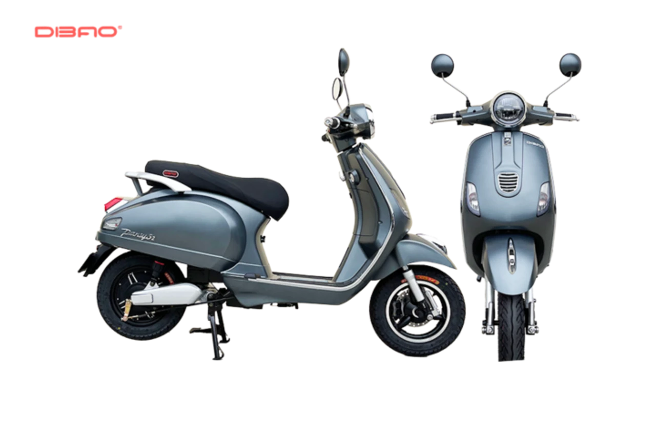 Xe máy điện Dibao Pansy SQ2 màu xanh pastel