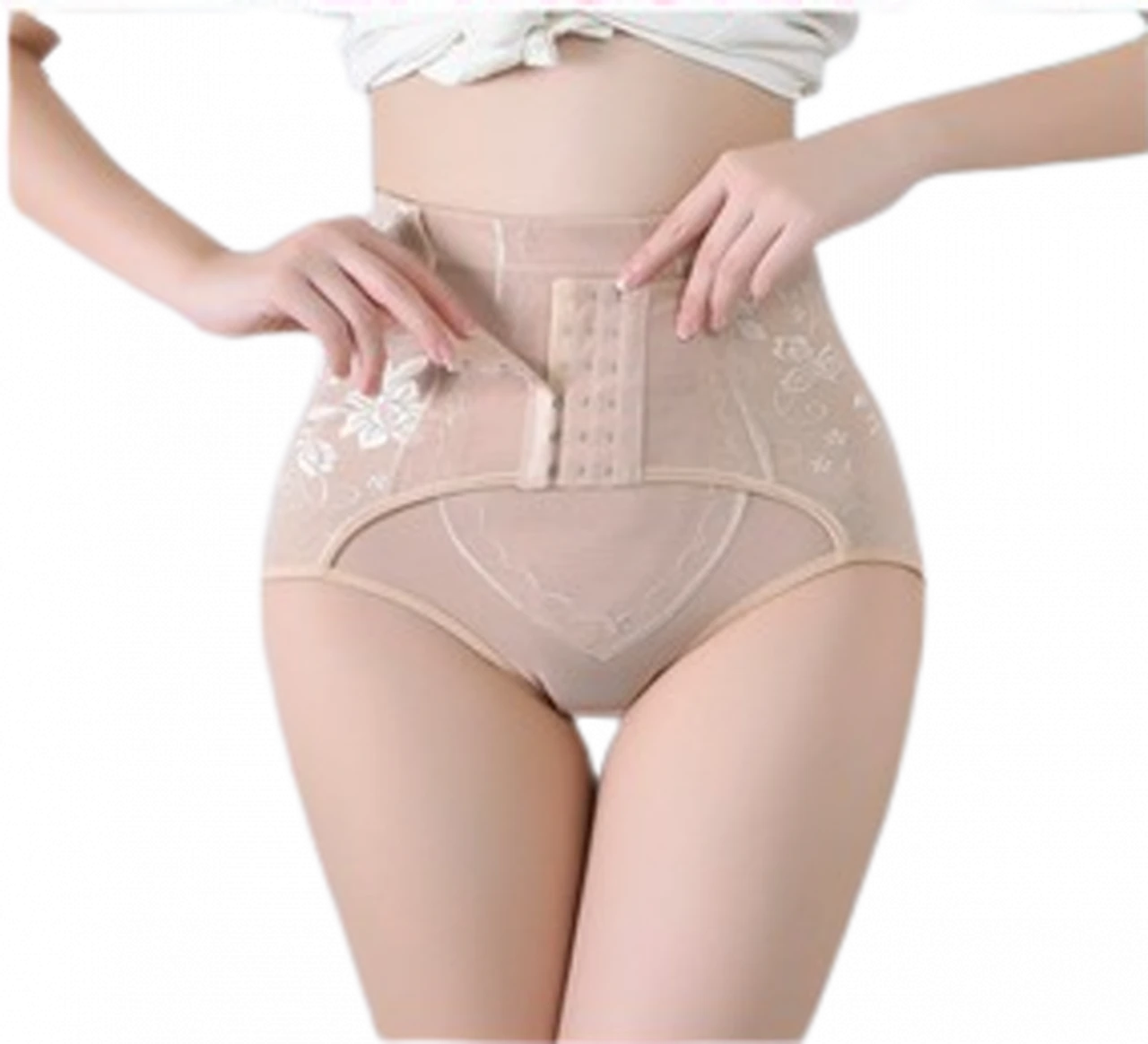 Lytasuna Quần Nịt Bụng Cạp Cao Có Móc Cài