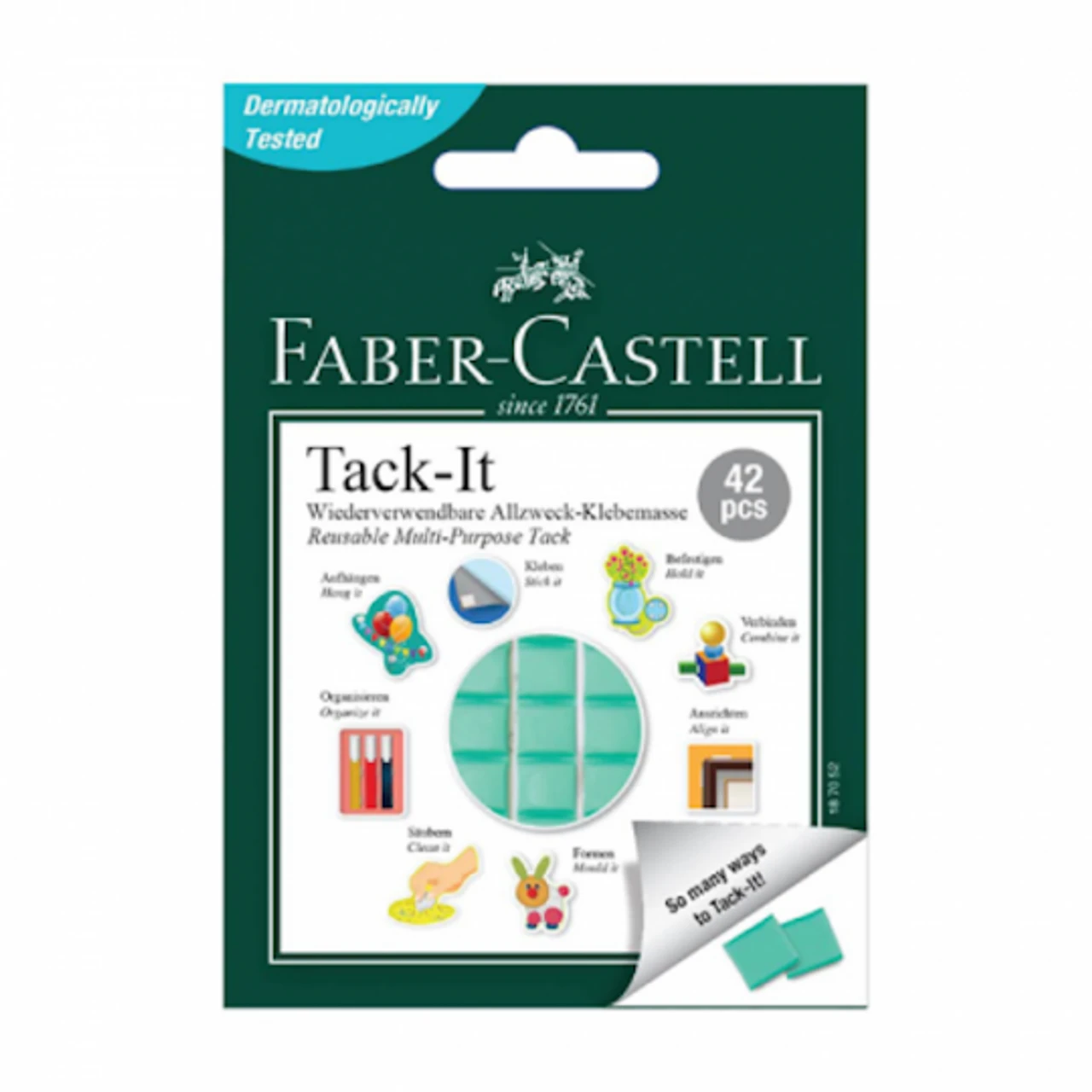 Faber-Castell keo đất sét dán móng lên đế