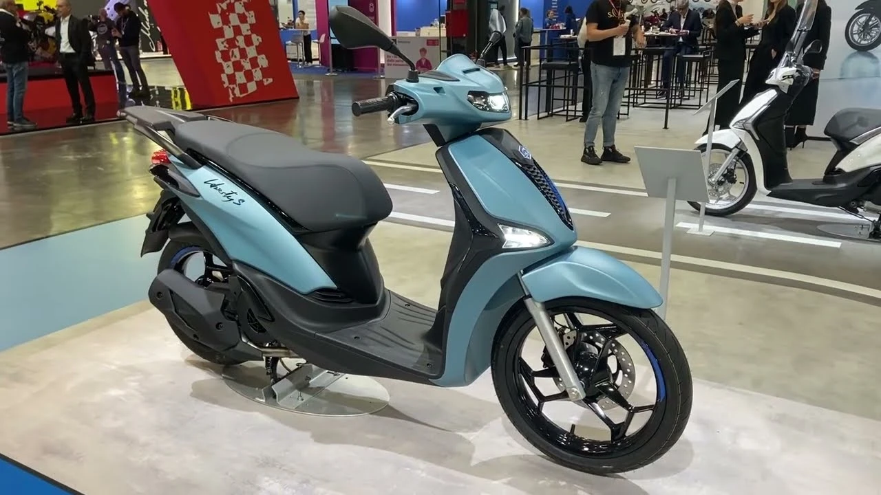 Mẫu xe Piaggio Liberty thiết kế năng động, gọn gàng
