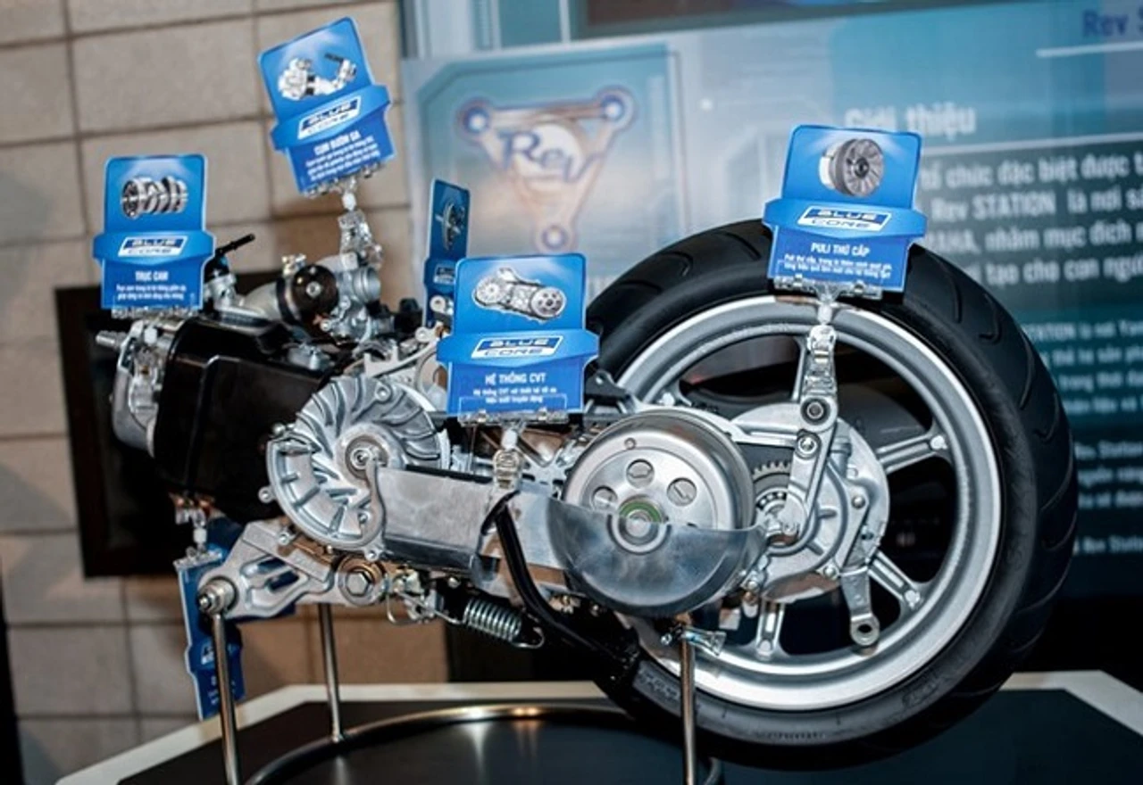 Động cơ Blue Core Hybrid của Yamaha