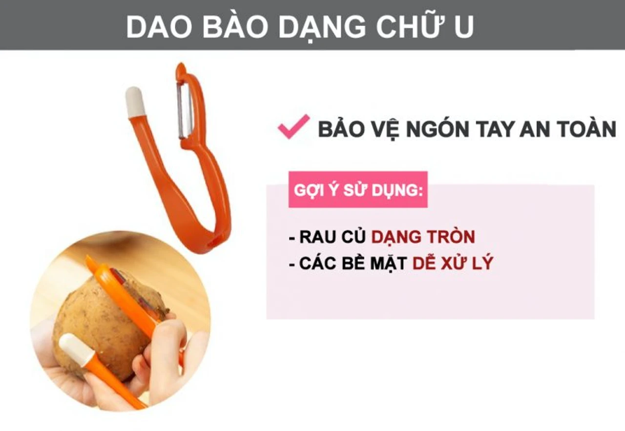 Dao bào dạng chữ U