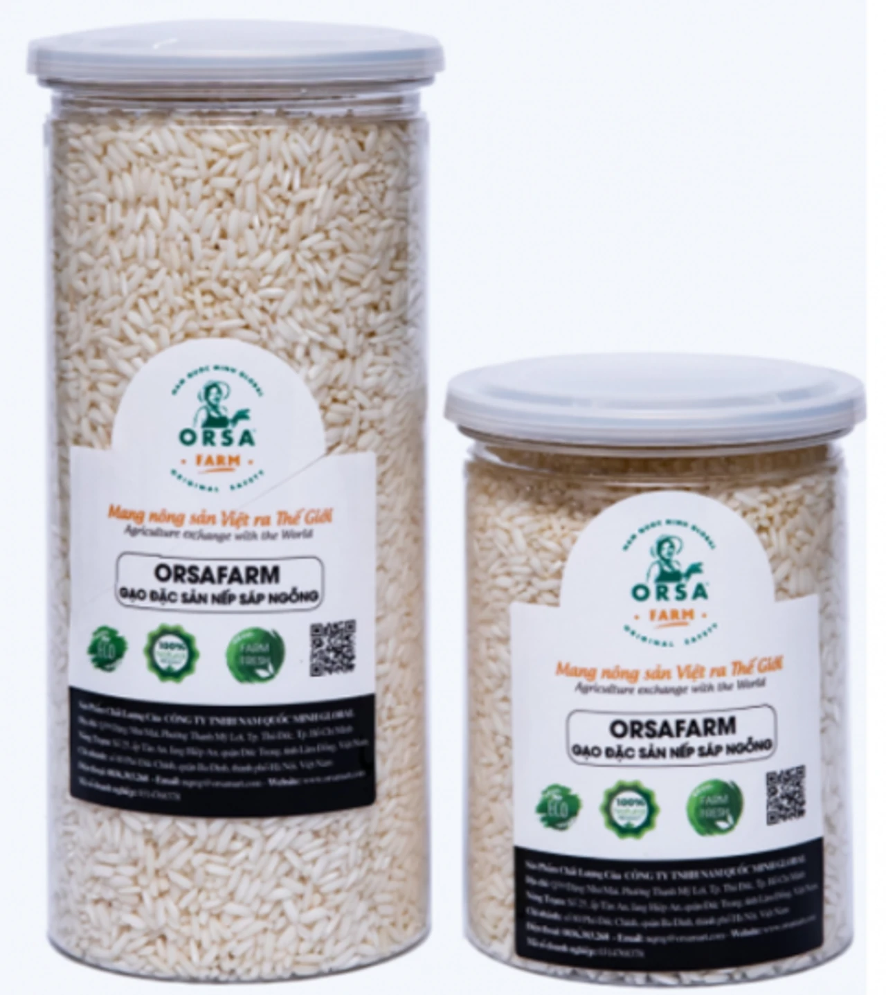 Gạo nếp sáp ngỗng OrSaFarm