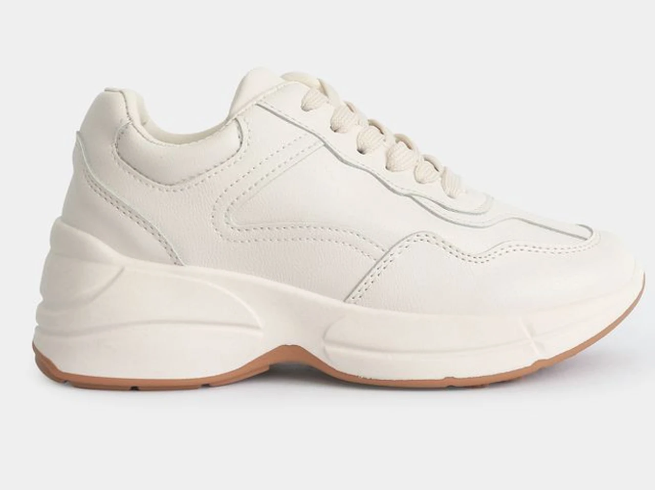 Giày HAPAS Sneaker đế cao da trơn
