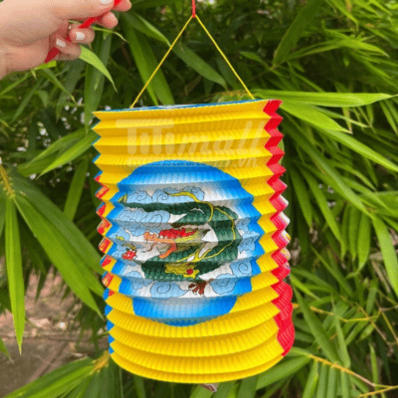 Lồng đèn hình trụ, dễ làm và đơn giản