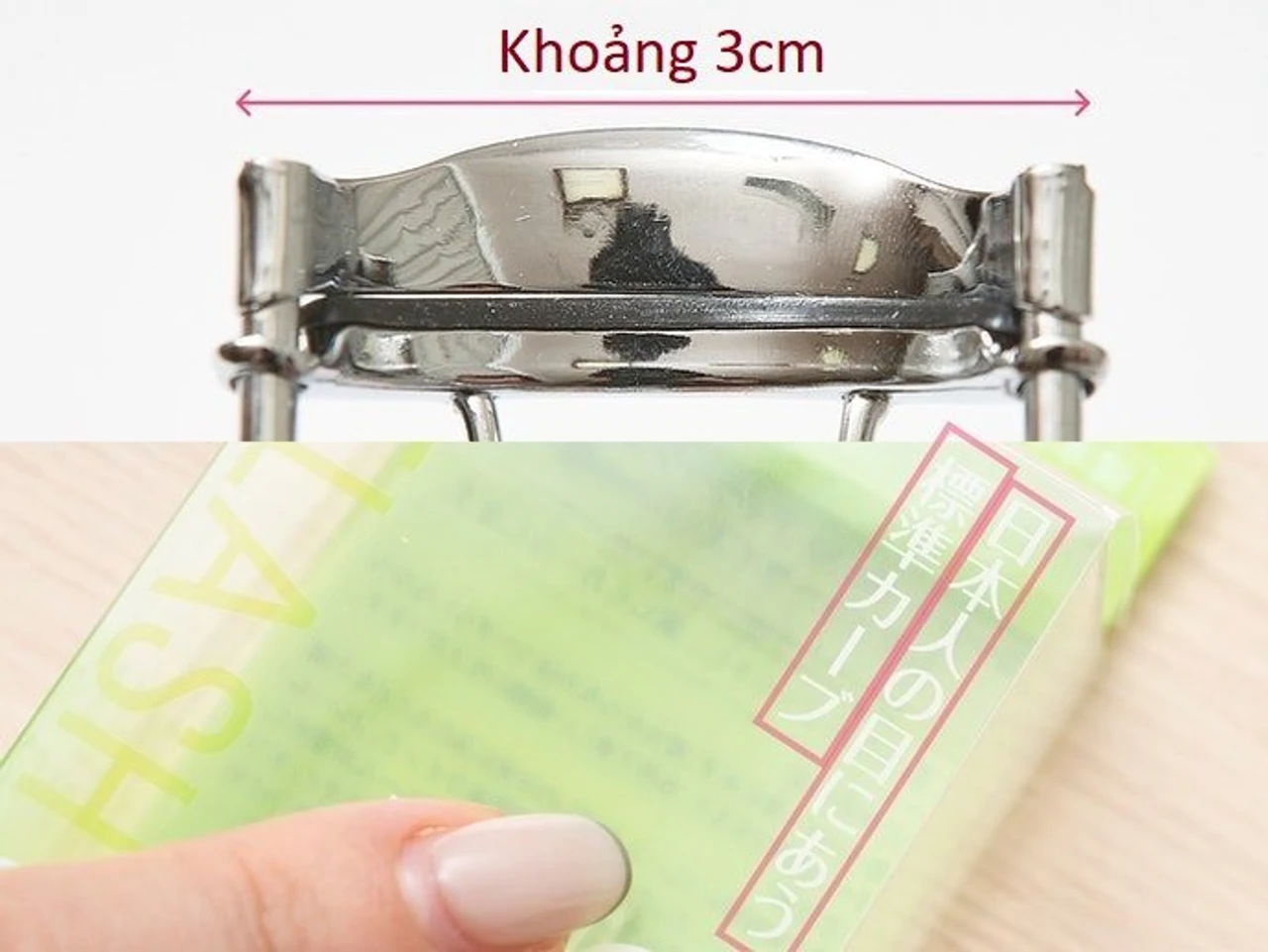 Chọn kẹp mi phù hợp với dáng mắt