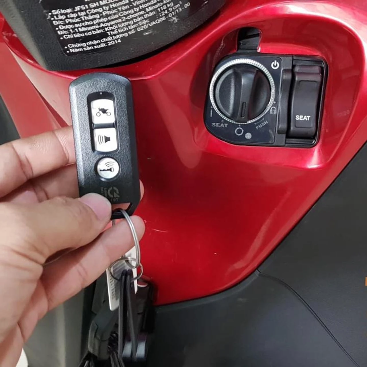 Hướng dẫn sử dụng SMARTKEY Honda SH Mode chi tiết từ A-Z