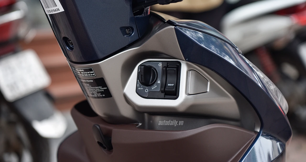 Thiết kế ổ khóa trên xe Honda Vision