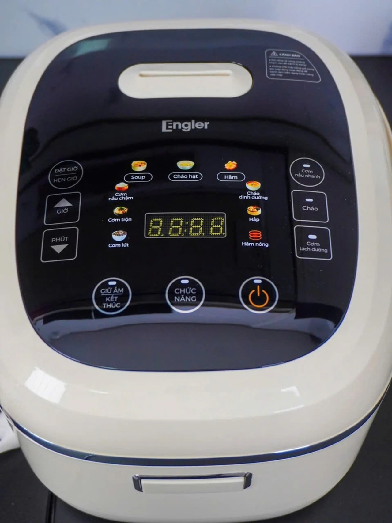 Bảng điều khiển cảm ứng của nồi cơm Engler EL9101