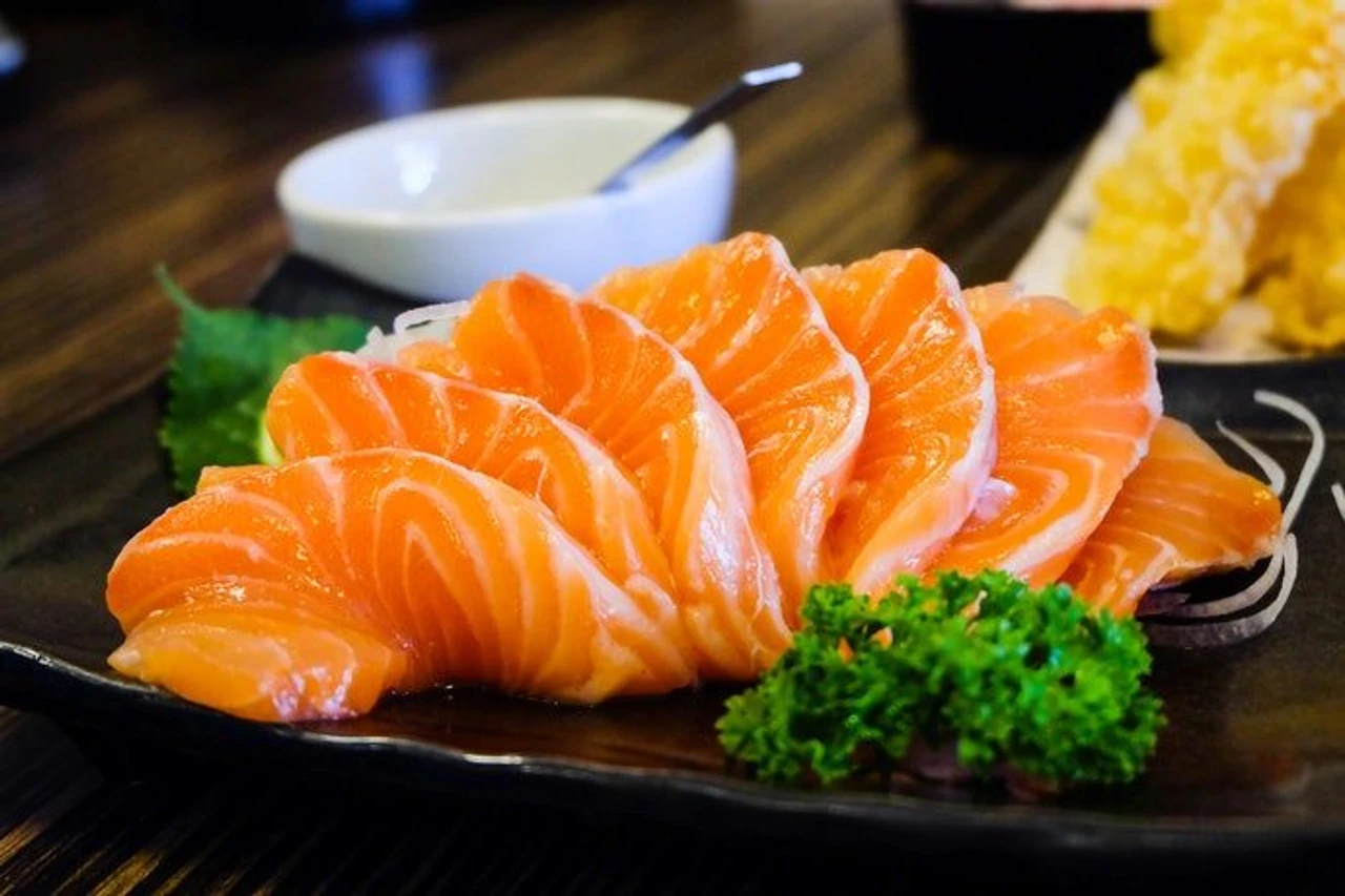 Tabasco với sashimi