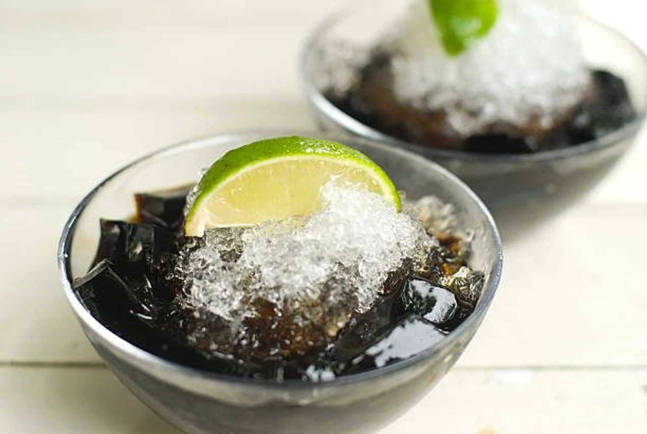 Thạch sương sáo thơm ngon