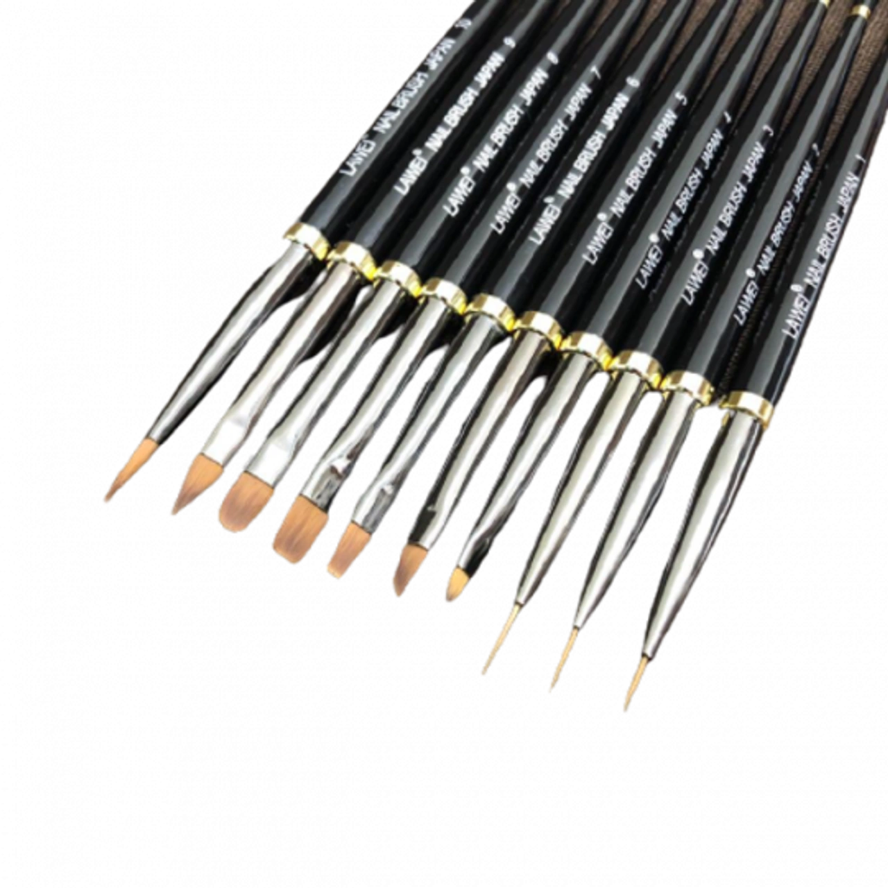 Set 10 cọ vẽ móng Nhật Bản