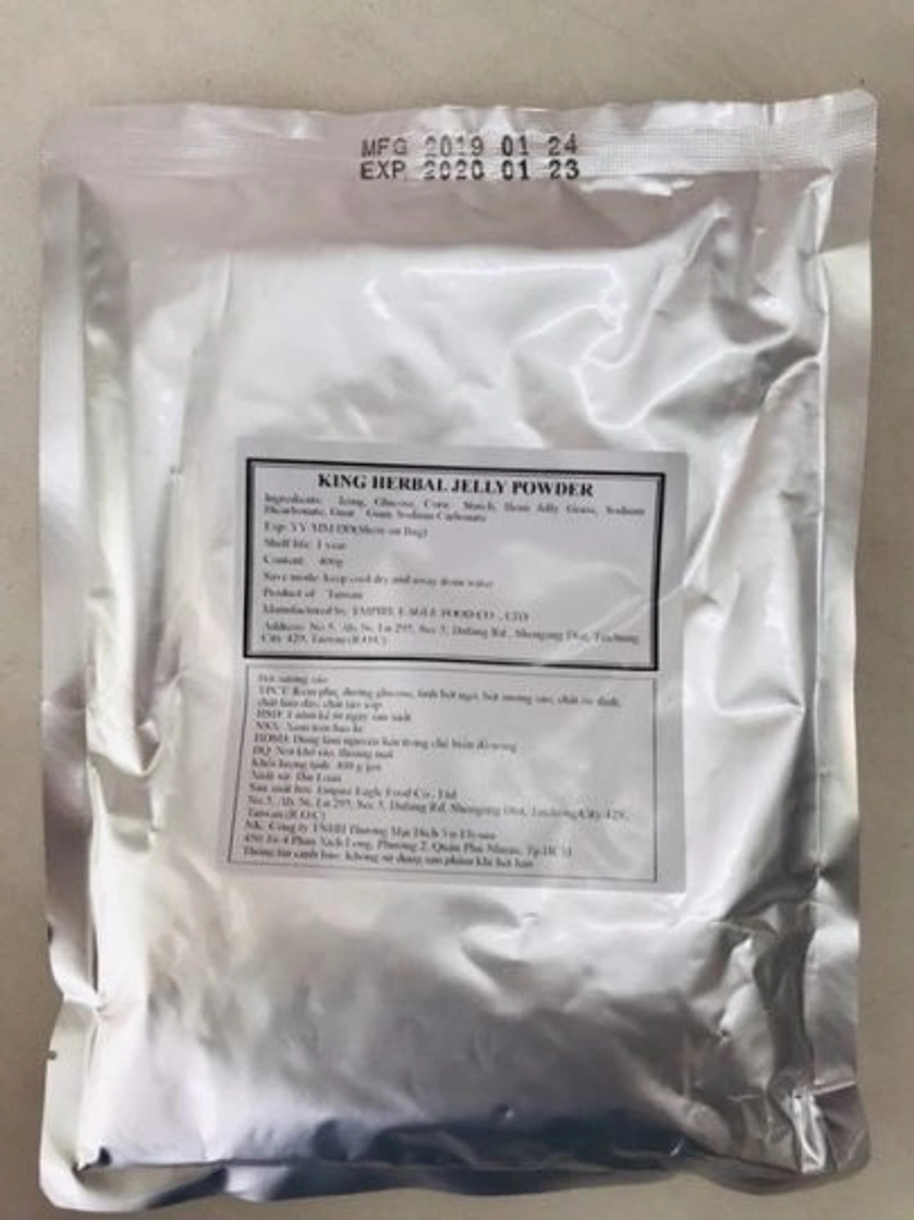 Bột sương sáo King Đài Loan