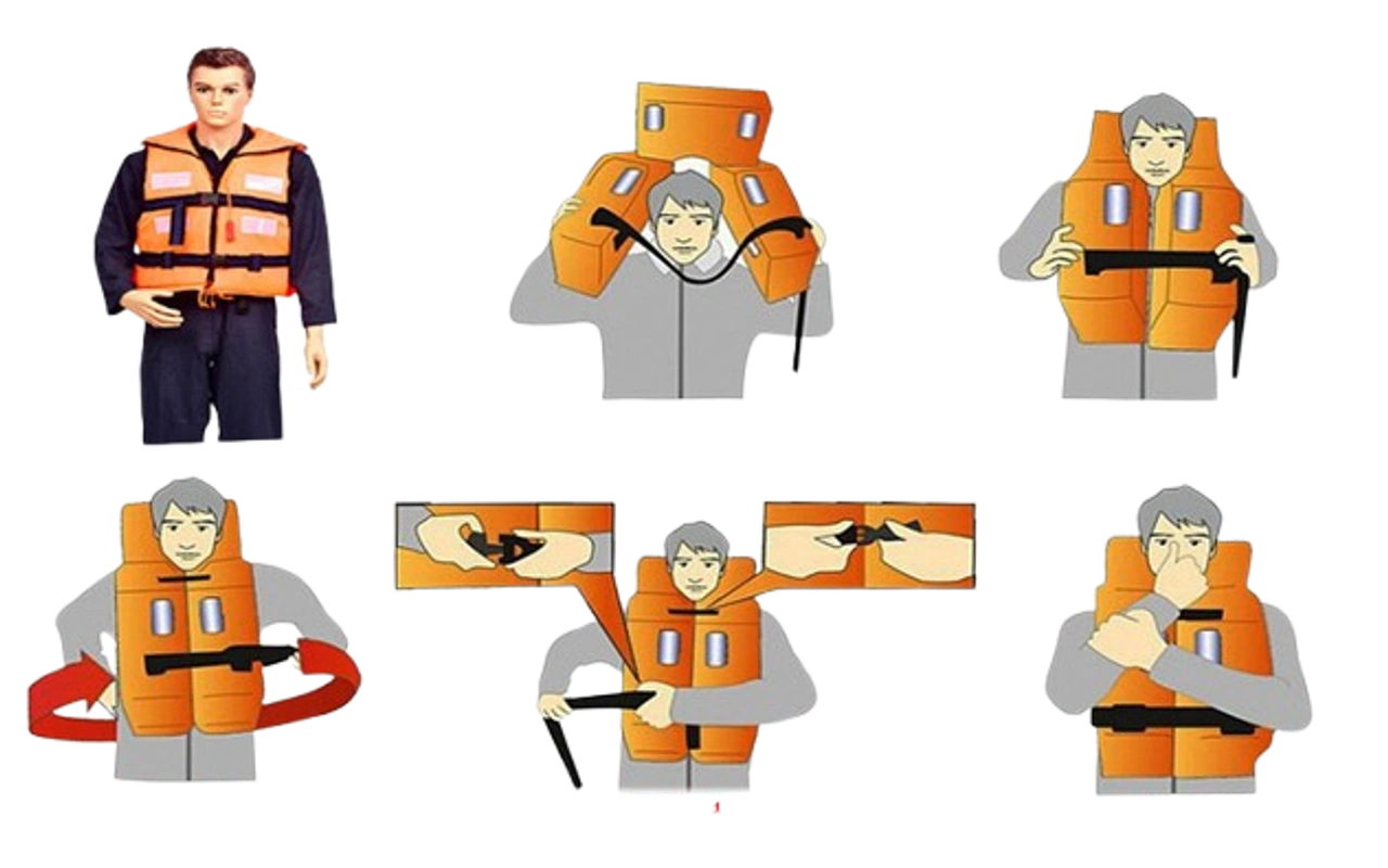 5 bước mặc áo phao đúng cách