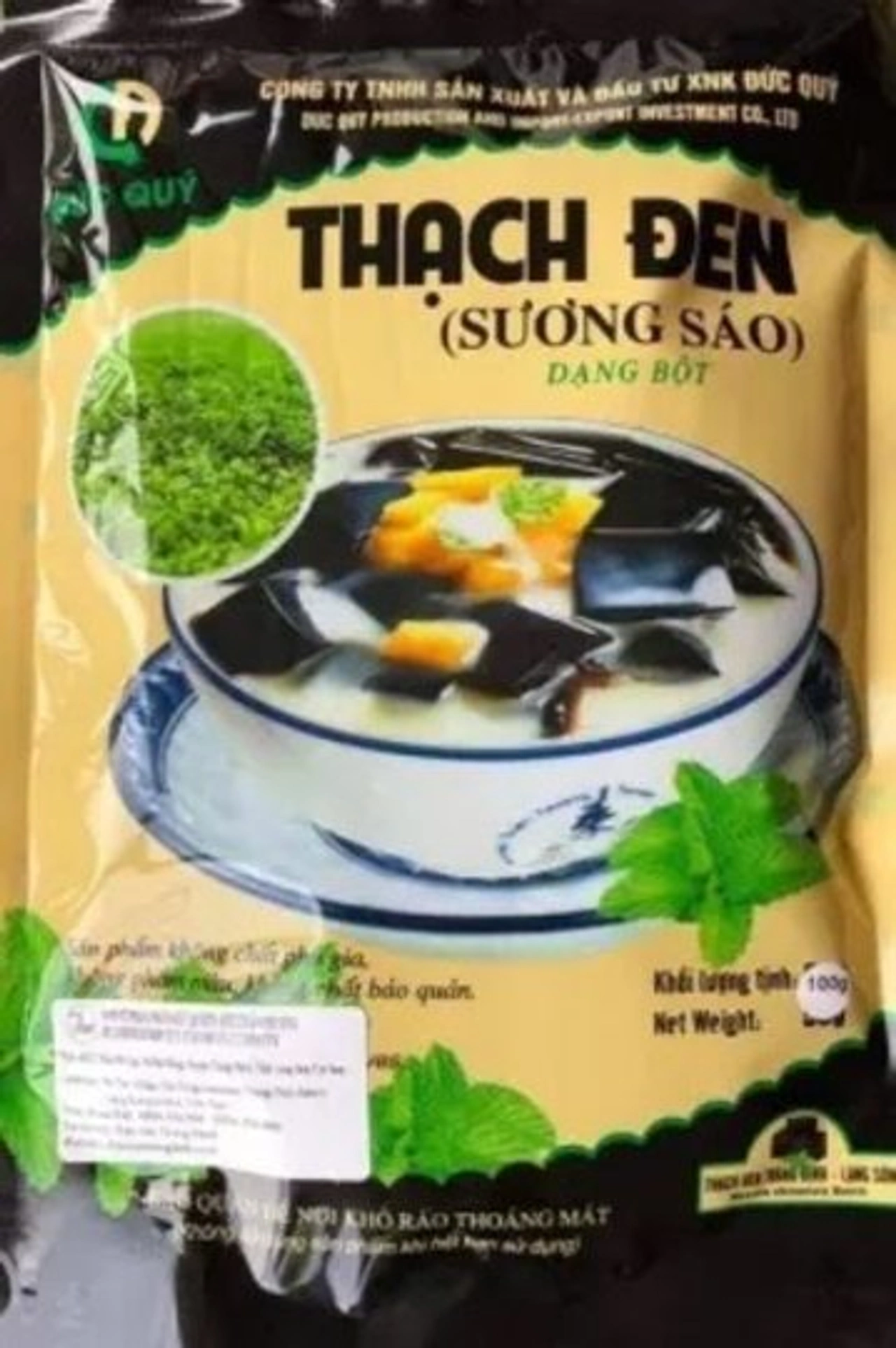 Bột thạch đen Đức Quý