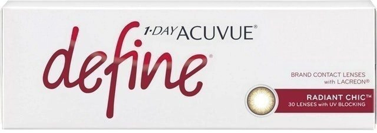 Kính áp tròng Acuvue Define nhiều màu sắc tự nhiên