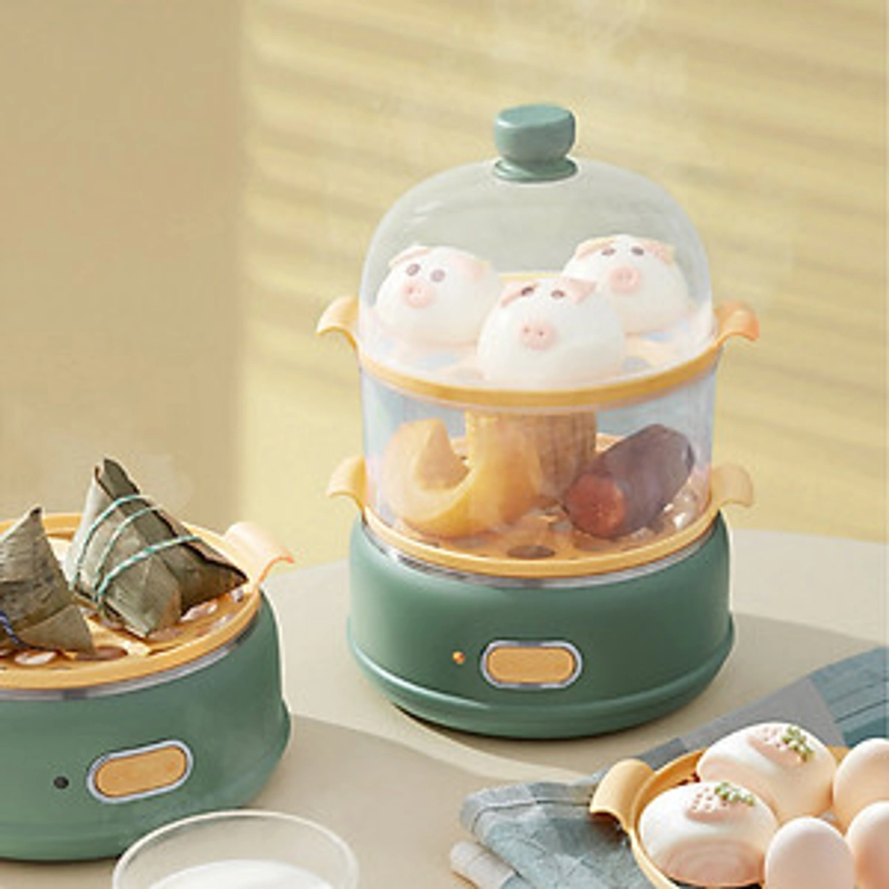 Máy luộc trứng Bear 2 tầng