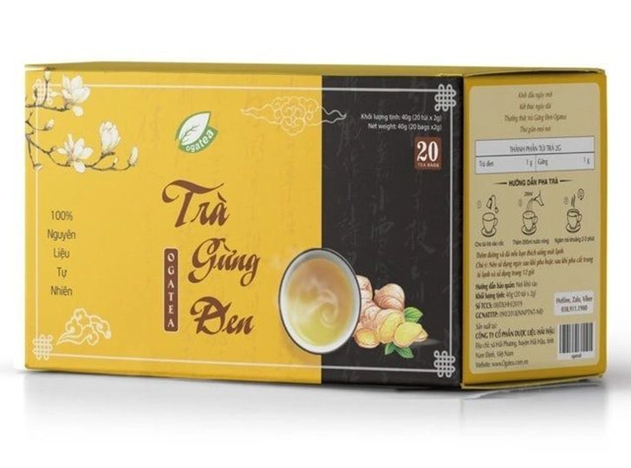 Trà gừng đen Ogatea