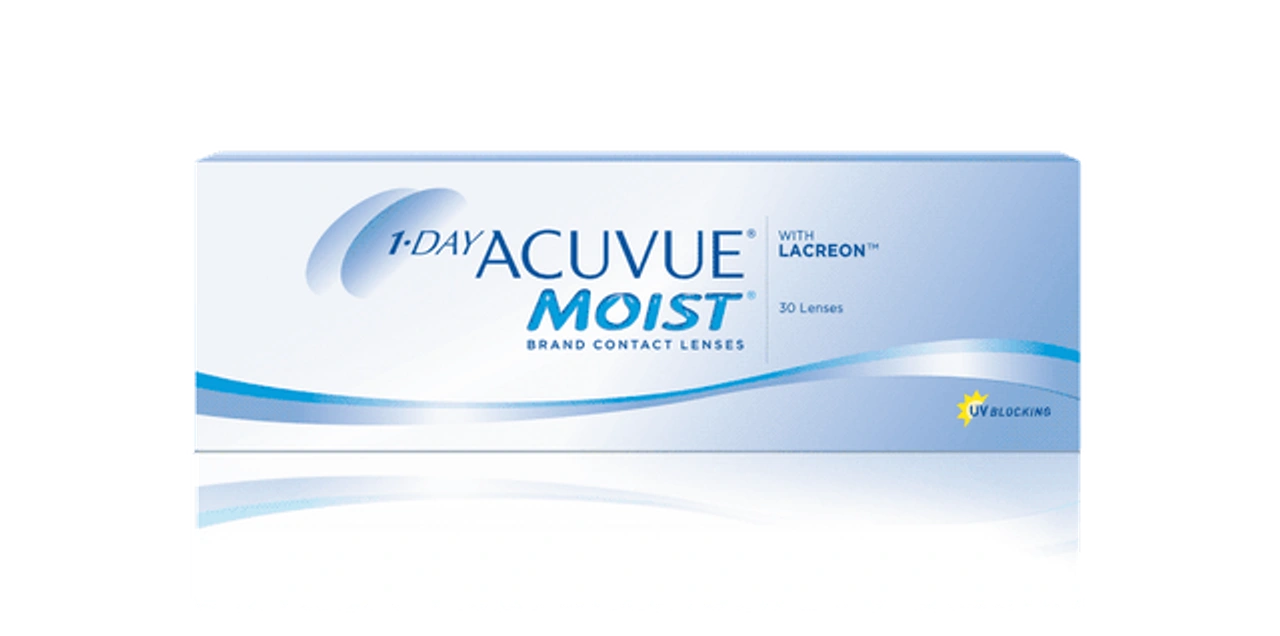 Kính áp tròng Acuvue Moist công nghệ Lacreon