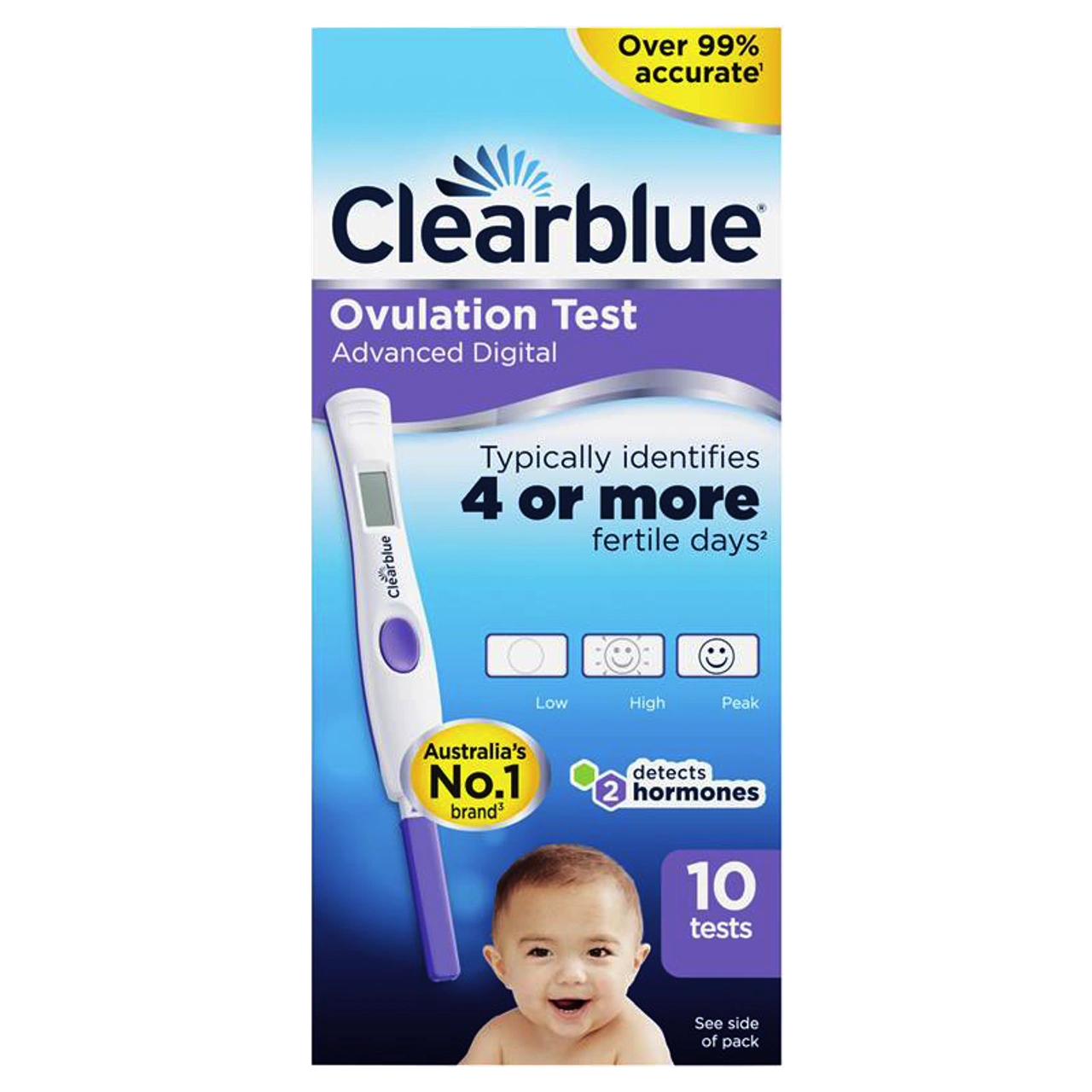 Que thử rụng trứng Clearblue