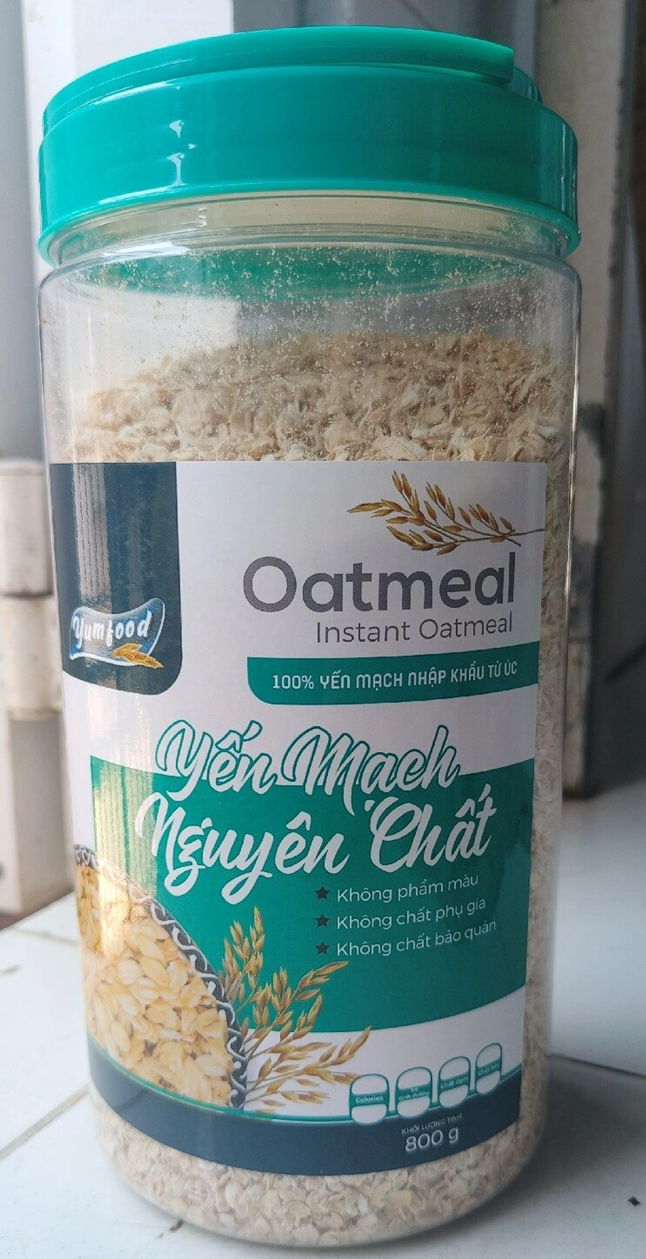 Bảo quản yến mạch trong hộp kín