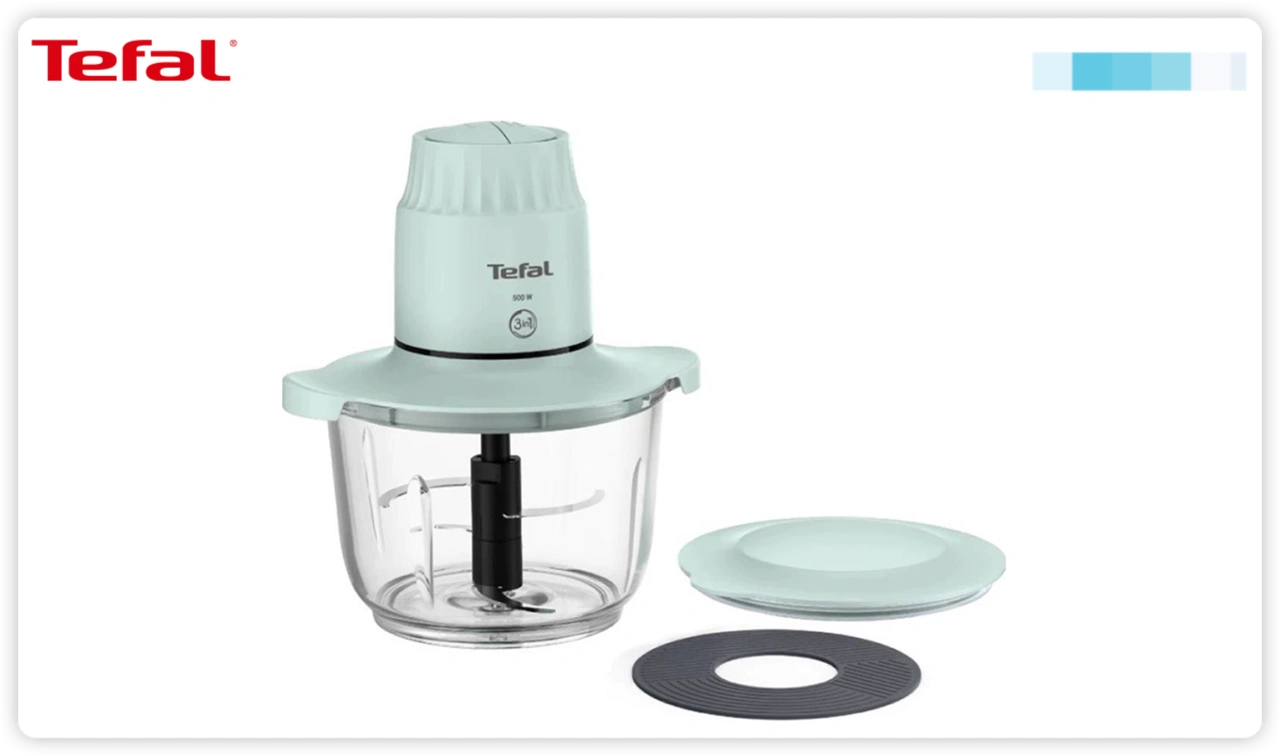 Tefal Choppeo MB603166 có thiết kế thân máy tách rời nhỏ gọn