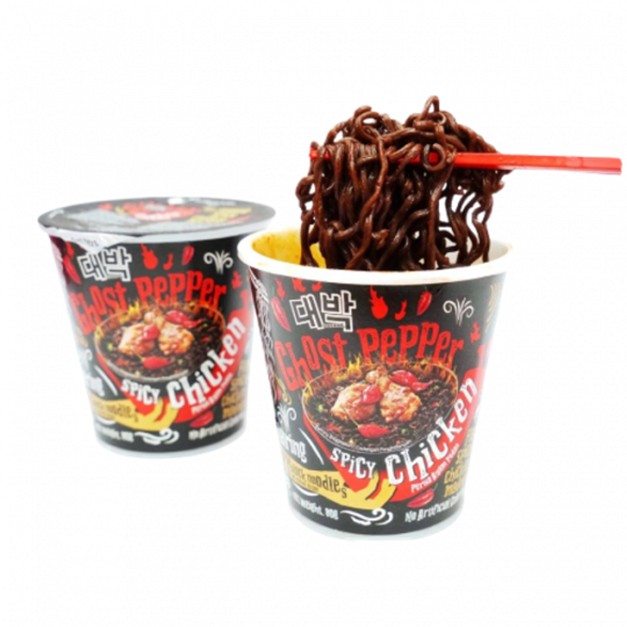 Mì cay màu đen Ghost Pepper